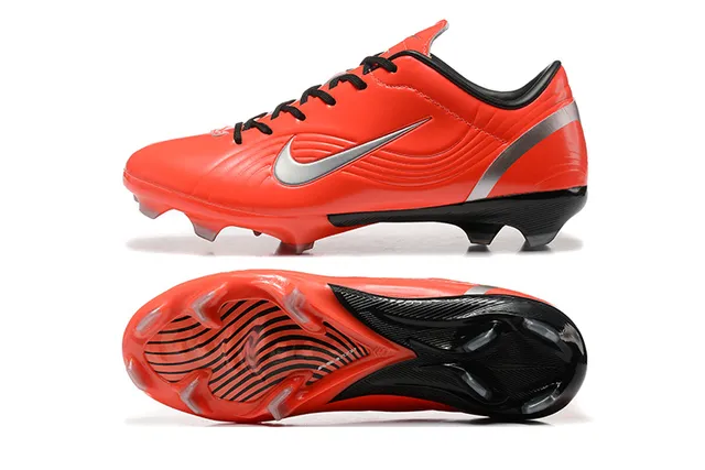 Nike Mercurial Vapor 橙黑银 钉鞋 9