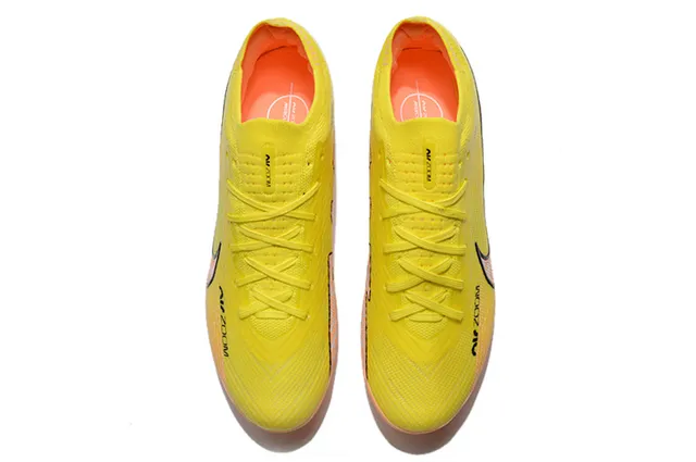 Nike Mercurial Vapor Zoom Yellow Orange Firm-Ground Zapatos de fútbol 2