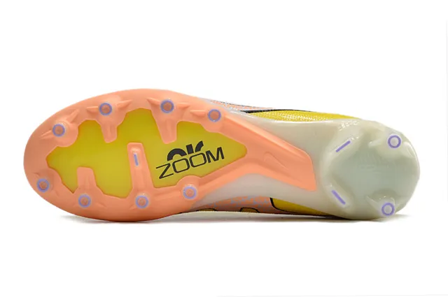 Nike Mercurial Vapor Zoom Yellow Orange Firm-Ground Zapatos de fútbol 6