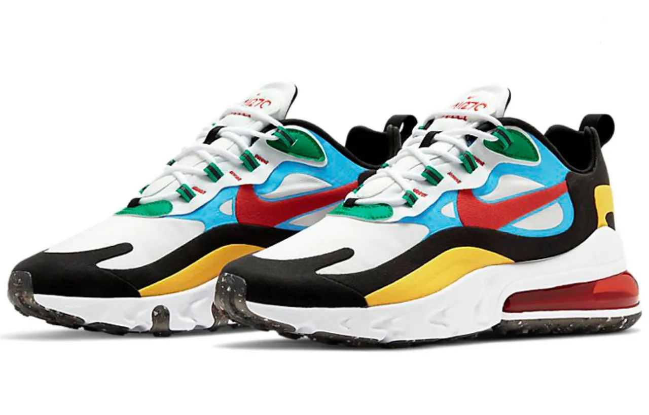 Nike Multicolor Layered Upper Visible Heel Air Unit Lifestyle Sneakers 4