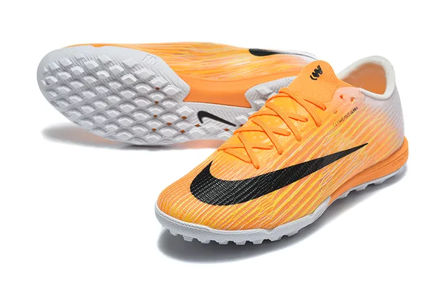 Nike Orange White Knit Upper Gradient Turf Soccer Shoes 6