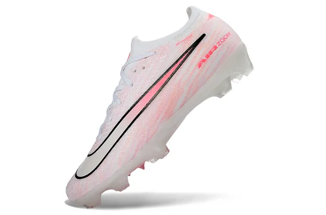 Nike Phantom GT Air Zoom सफेद गुलाबी कठोर जमीन फुटबॉल जूते 5