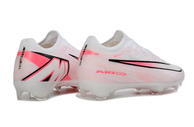 Nike Phantom GT Air Zoom सफेद गुलाबी कठोर जमीन फुटबॉल जूते 7