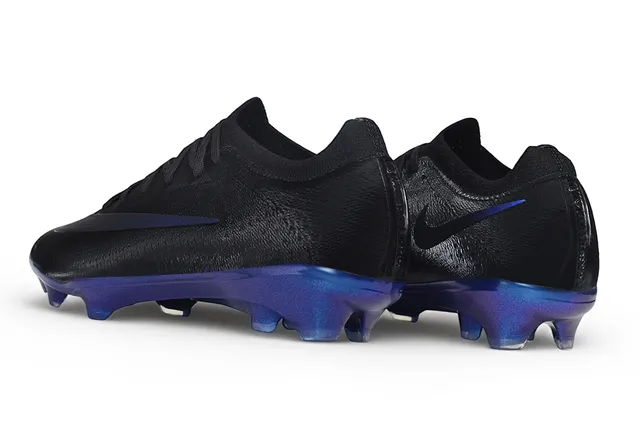 Nike Phantom GT Atomknit Black Iridescent Blue Firm-Ground ফুটবল জুতো 4
