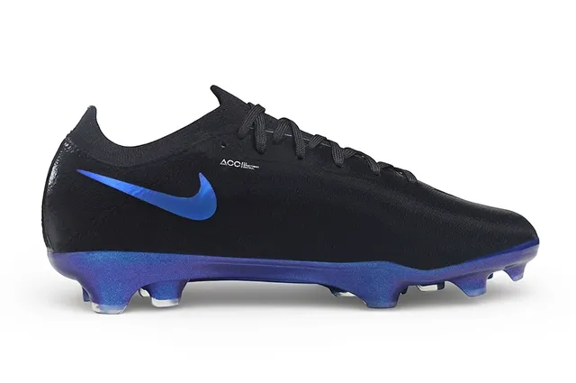 Nike Phantom GT Atomknit Black Iridescent Blue Firm-Ground ফুটবল জুতো 5