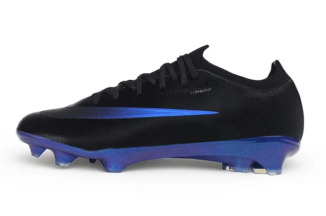 Nike Phantom GT Atomknit Black Iridescent Blue Firm-Ground ফুটবল জুতো 6