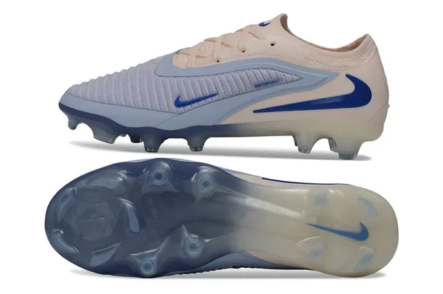 Nike Phantom GT Beige Blue 针织鞋面 足中带 天然草地足球鞋 6