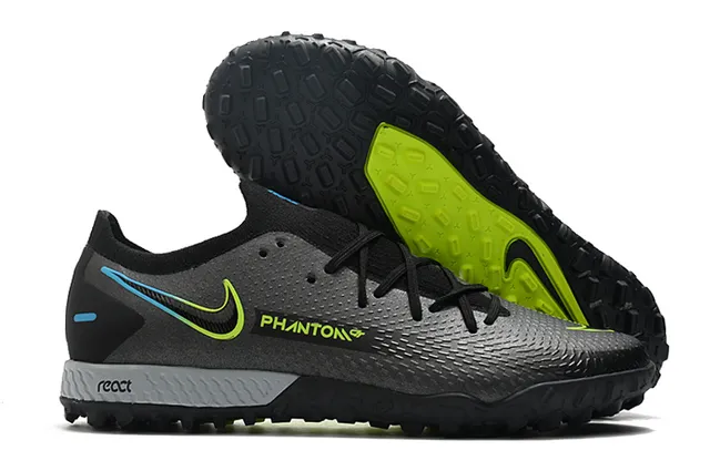 Nike Phantom GT Black Brown Low-Cut Synthetic Upper Metallic Copper Midfoot Panel Turf Soccer Shoes 3