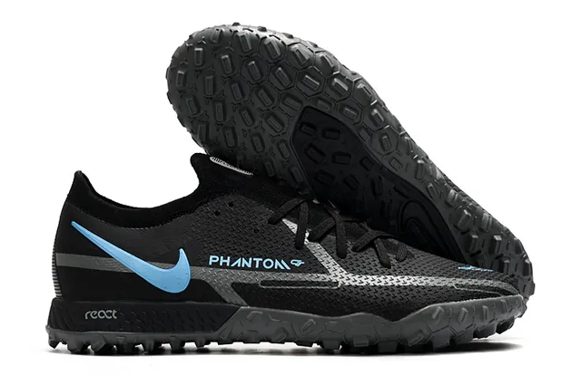 Nike Phantom GT Black Brown Low-Cut Synthetic Upper Metallic Copper Midfoot Panel Turf Soccer Shoes 11