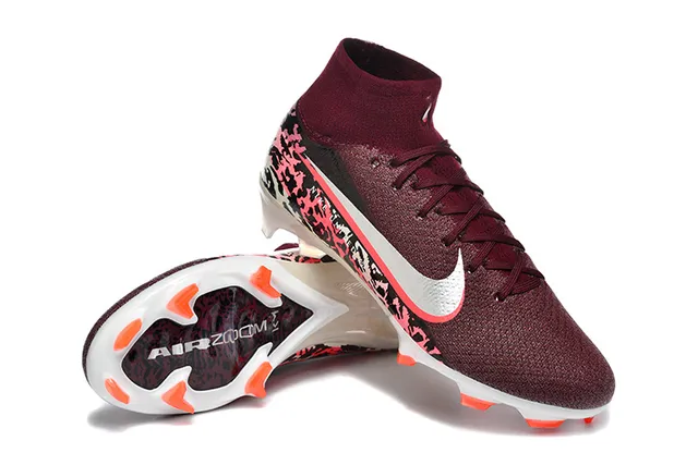 Nike Phantom GT Sapatos de futebol de campo firme com camuflagem borgonha 7