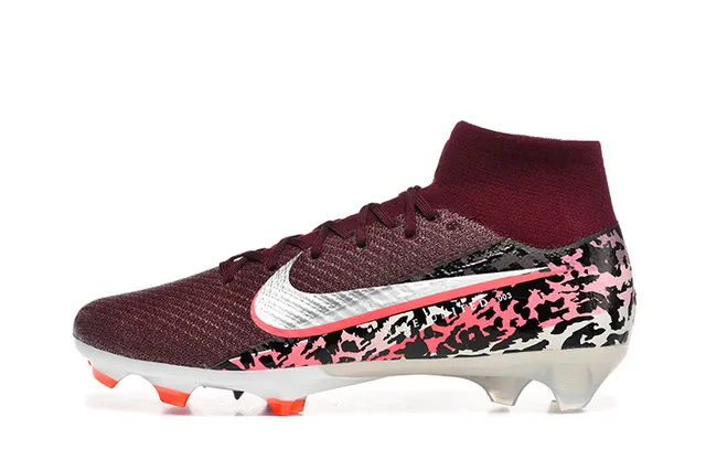 Nike Phantom GT Sapatos de futebol de campo firme com camuflagem borgonha 10