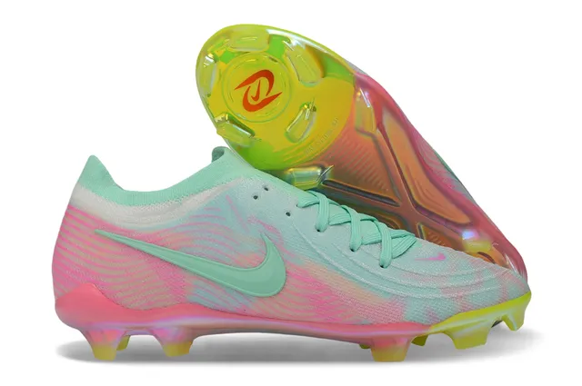 Nike Phantom GT Parte superior em tricô multicolor Gradiente iridescente Firm-Ground Sapatos de futebol 1