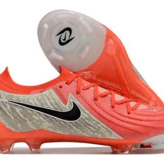 Nike Phantom GT Orange Beige Low-Cut Sock-Fit Collar Firm-Ground Soccer Shoes
