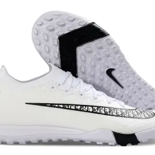 Nike Phantom GT Turf White Black 图案 Swoosh Turf Soccer Shoes