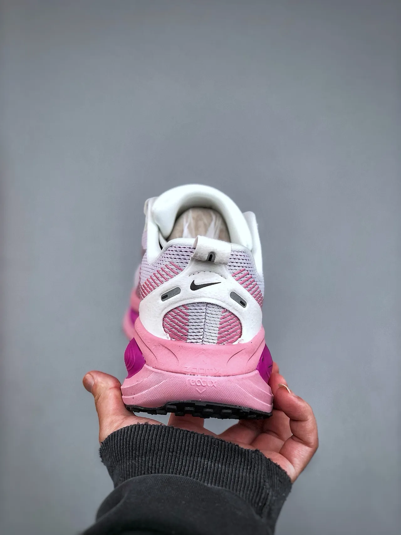 Nike Rose Blanc Matière Maillée Ingénierée Tige Longueur Complète ZoomX Semelle Intermédiaire Chaussures de Course 7