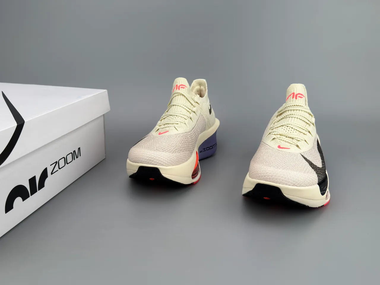 Nike Road Racing AF Off-White Black Orange Purple 跑鞋 3