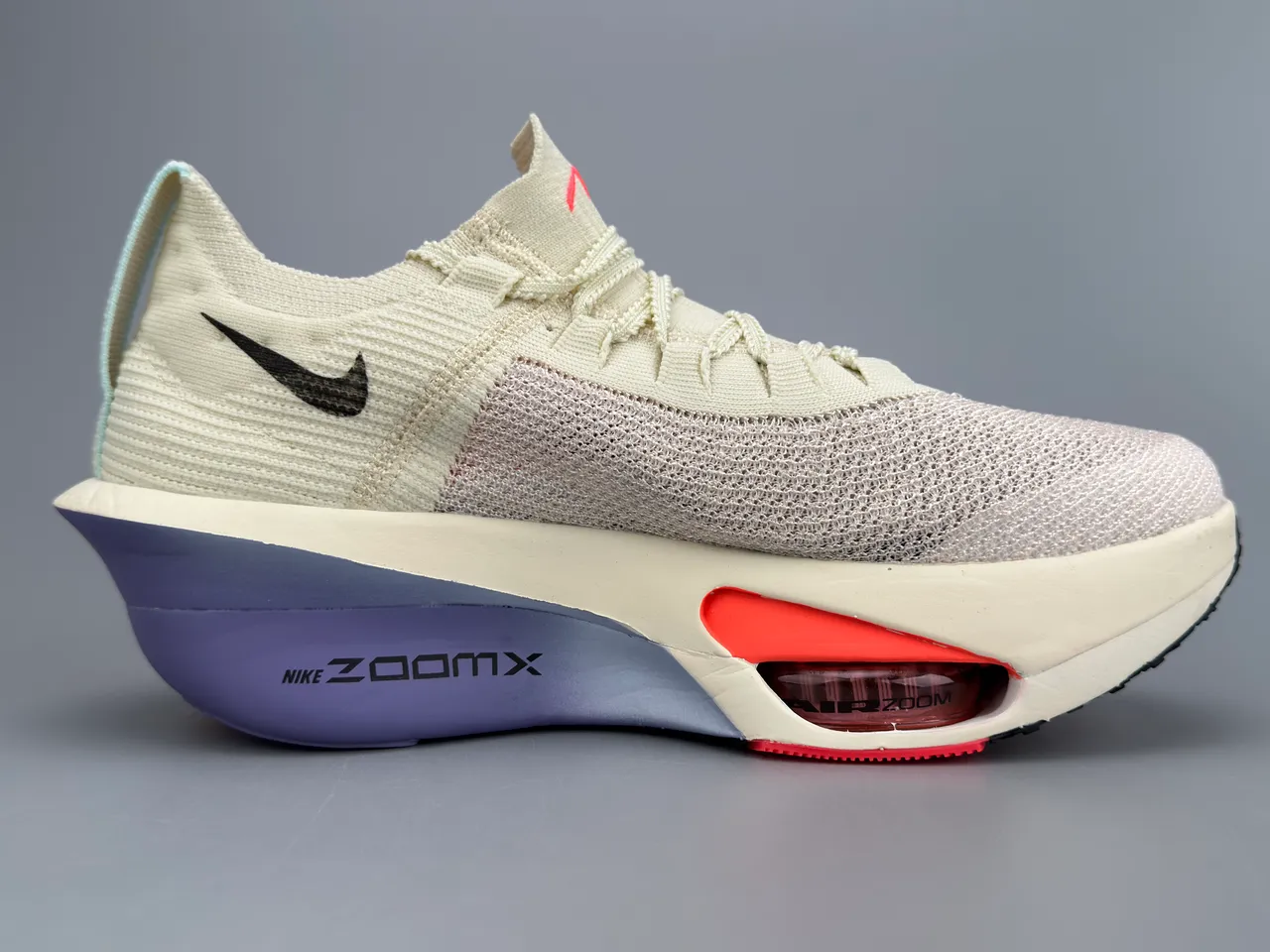 Nike Road Racing AF Off-White Black Orange Purple 跑鞋 10
