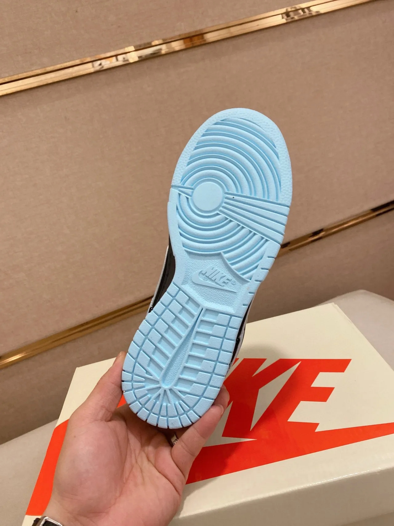 Nike SB Dunk Low কালো হালকা নীল Stussy স্কেটবোর্ড জুতো 8