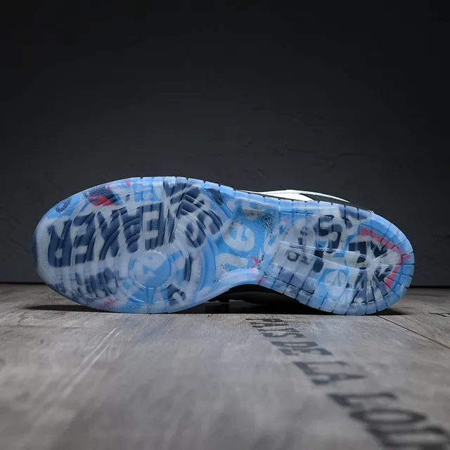 Nike SB Dunk Low काला सफेद कबूतर स्केटबोर्ड जूते 6