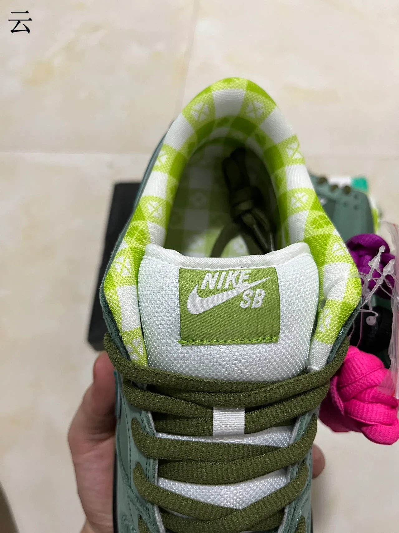 Nike SB Dunk Low Green Lime Zapatos de skate 3