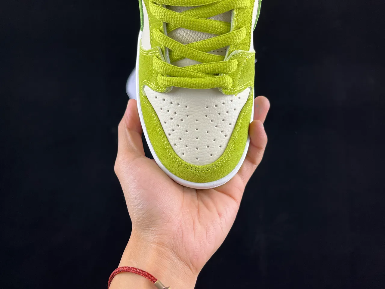 নাইক SB Dunk Low লাইম গ্রিন এবং ক্রিম স্কেটবোর্ড শুজ 7