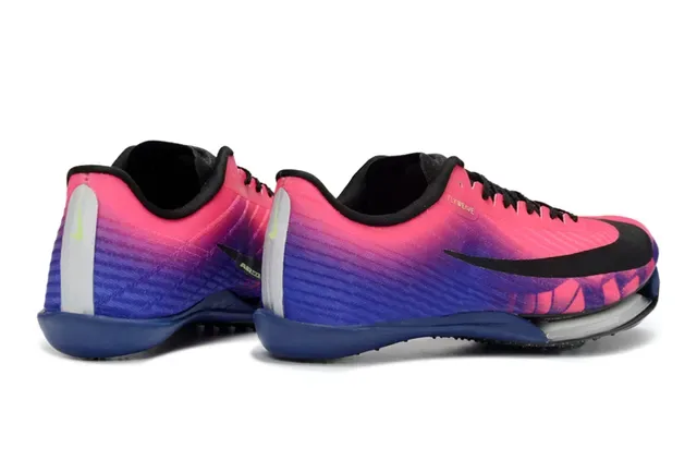 Nike Track Spike gradiente rose à bleu Flyweave chaussures de course 5