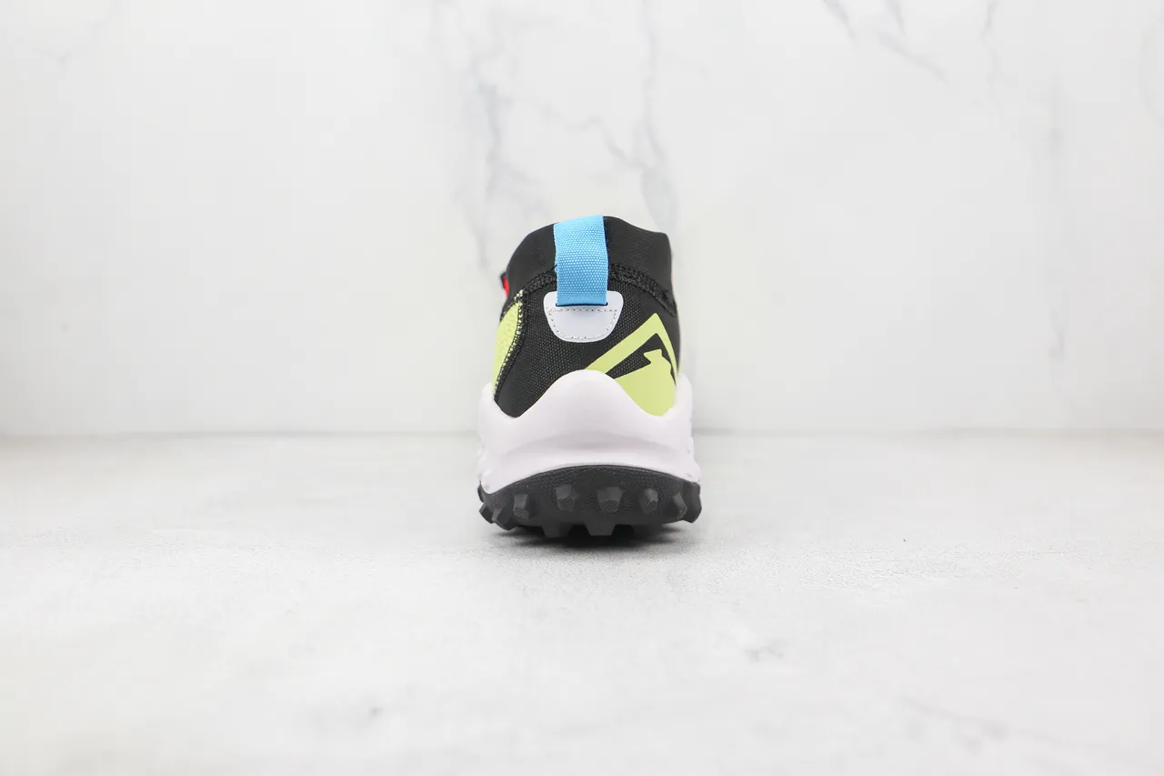 Nike Trail Running Shoe Lime Yellow Black White Running Shoes 9