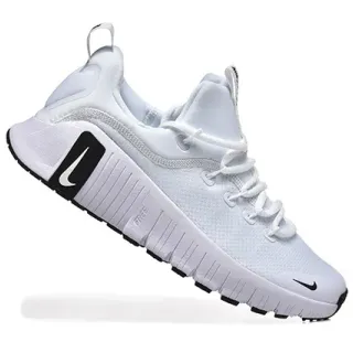 نايك أبيض وأسود midsole مع أضلاع lifestyle sneaker