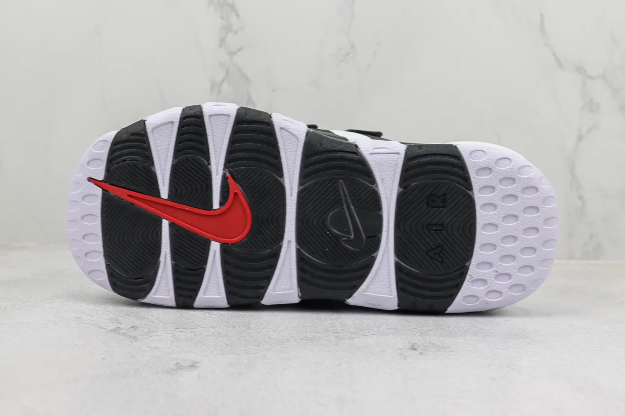 Nike White Black Open-Back Slipper Checkered Midsole Slippers 8