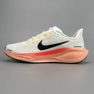 Nike White Pink Engineered Mesh Upper Air Zoom + React Midsole Running Shoes