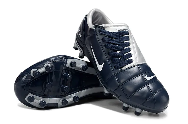 Nike Zoom Air নেভি এবং হোয়াইট Firm-Ground ফুটবল জুতা 4