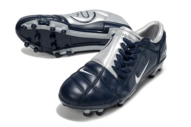 Nike Zoom Air নেভি এবং হোয়াইট Firm-Ground ফুটবল জুতা 5