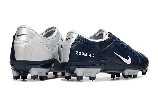 Nike Zoom Air নেভি এবং হোয়াইট Firm-Ground ফুটবল জুতা 6