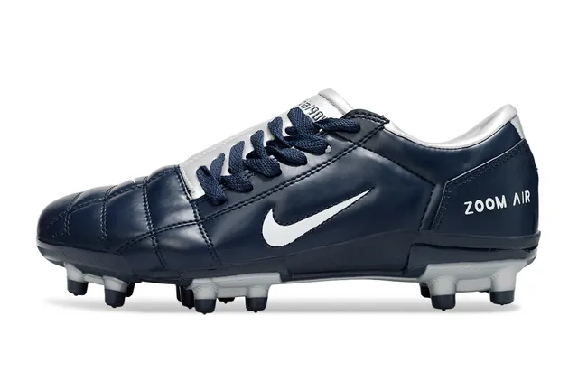 Nike Zoom Air নেভি এবং হোয়াইট Firm-Ground ফুটবল জুতা 8