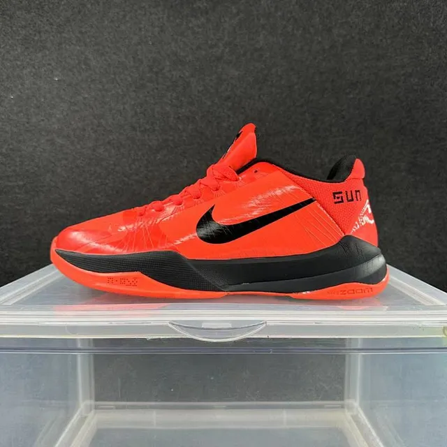 Nike Zoom Kobe IV Sun Orange Black Chaussures de basketball 2