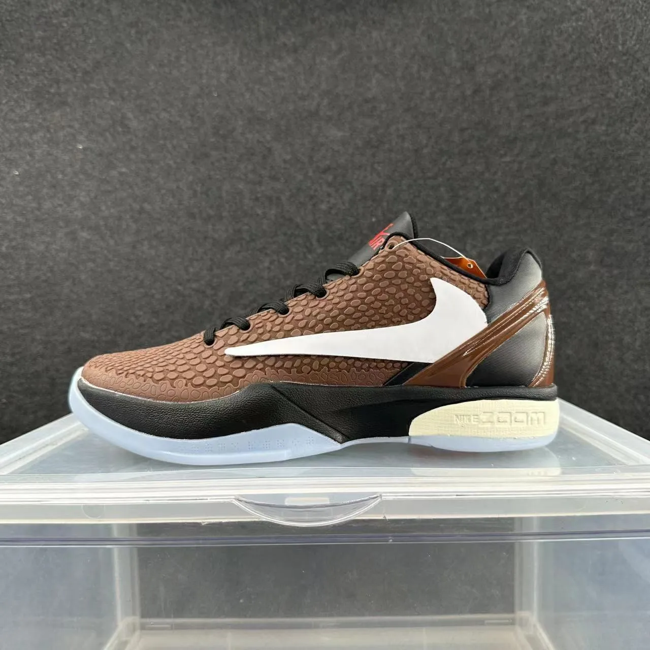Nike Zoom Kobe VI Brown Black White حذاء كرة السلة 2
