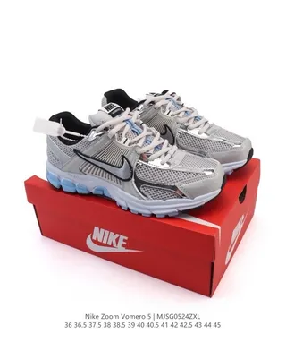 Nike Zoom Vomero 5 Gris clair Blanc Bleu Chaussures de course 5