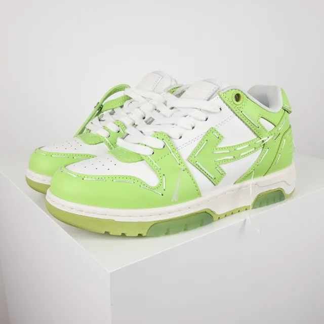Off-White Arrow Lime Green and White Lifestyle Sneakers 2