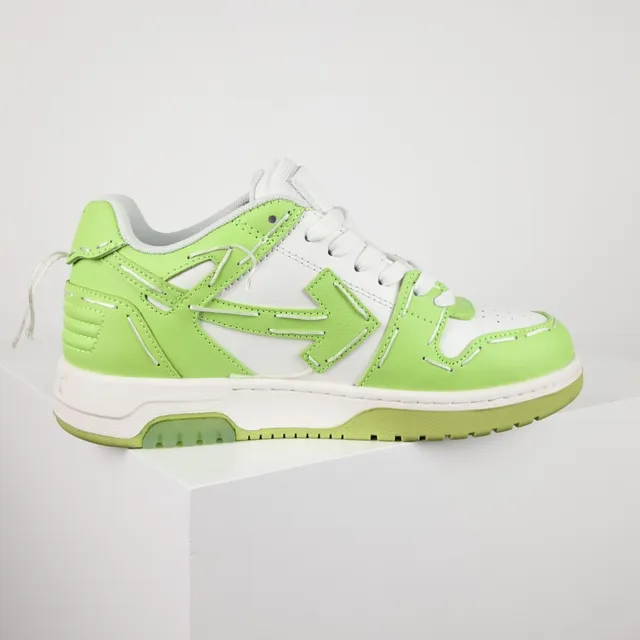 Off-White Arrow Lime Green and White Lifestyle Sneakers 7