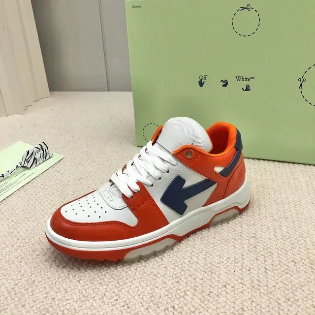 Off-White Arrow সাদা নারাঙ্গা নেভি লাইফস্টাইল স্নিকার 7
