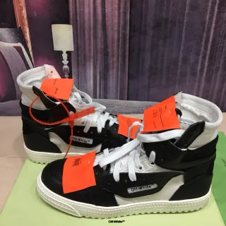 Off-White Black High-Top Deconstructed Lifestyle Sneakers