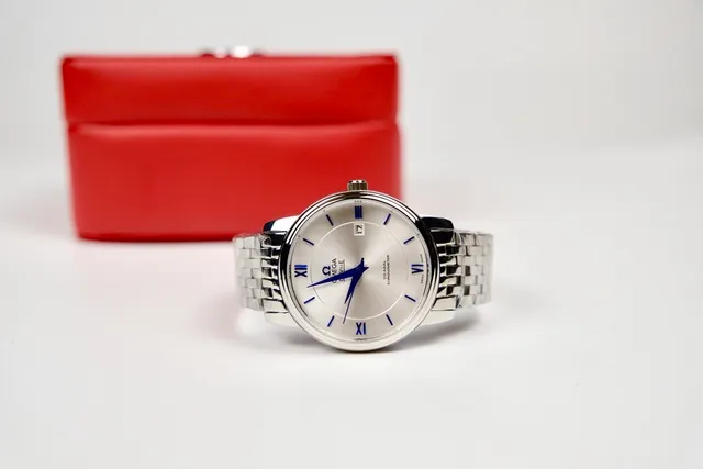 Omega De Ville Co-Axial Chronometer Silver Dial Mechanical Watch 3