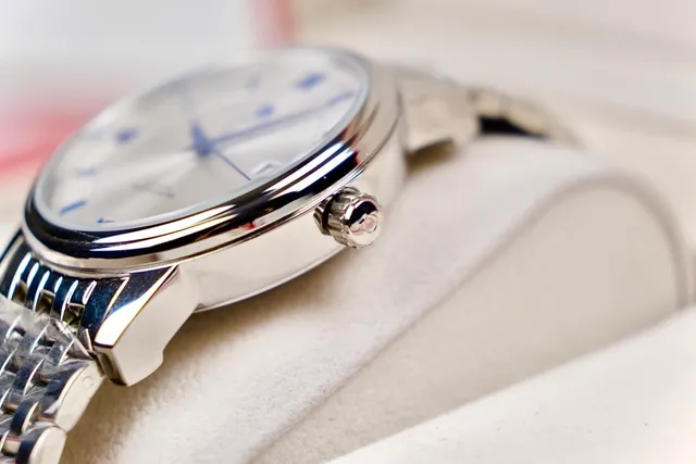 Omega De Ville Co-Axial Chronometer Silver Dial Mechanical Watch 7