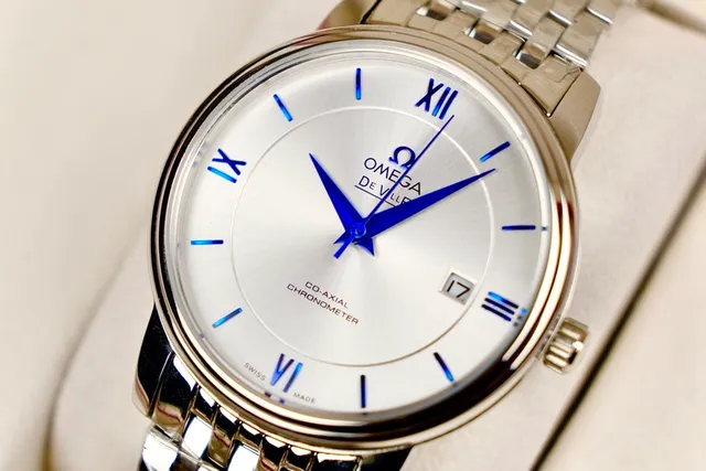 Omega De Ville Co-Axial Chronometer Silver Dial Mechanical Watch 8