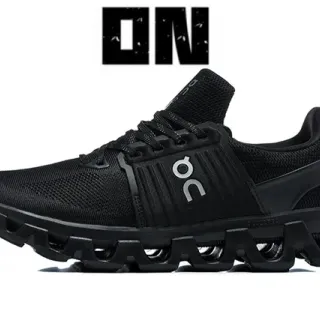 On Cloudmonster Black Running Shoes