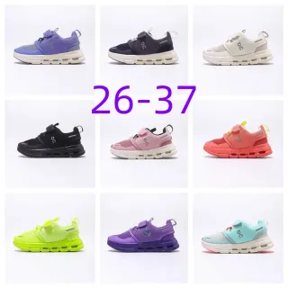 On Cloudmonster Kids Lavender Blue Mesh Lifestyle Sneakers