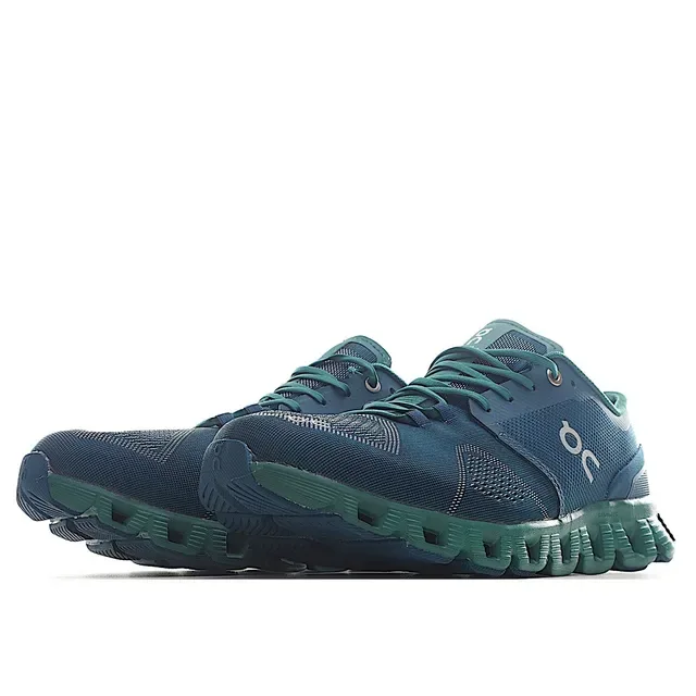On Cloudmonster Navy এবং Teal রানিং শু 4