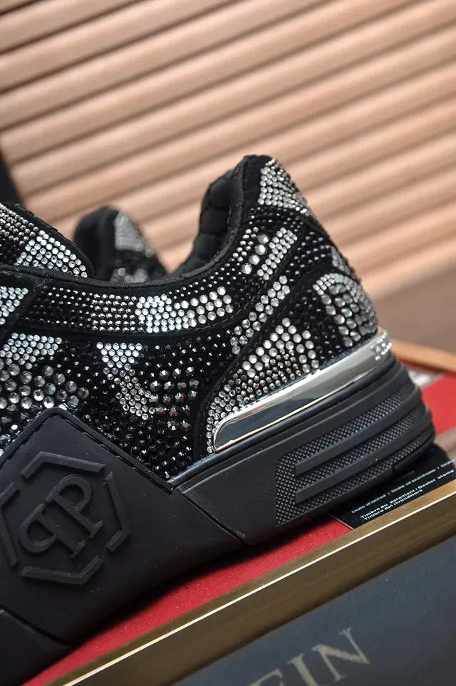 Philipp Plein Crystal-Embellished Logo Plaque Platform Lifestyle Sneakers 2