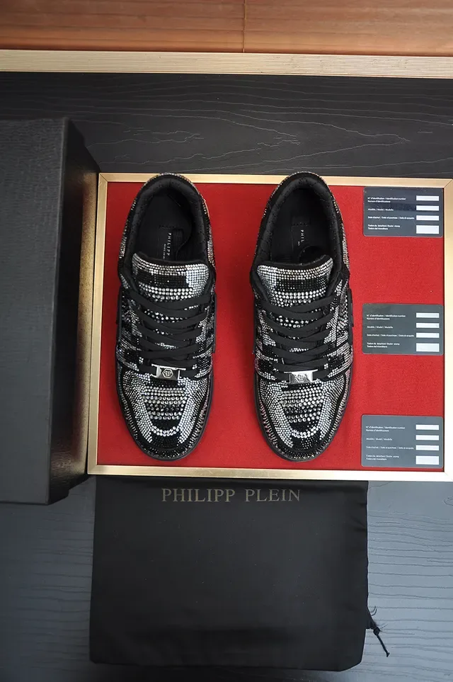 Philipp Plein Crystal-Embellished Logo Plaque Platform Lifestyle Sneakers 5