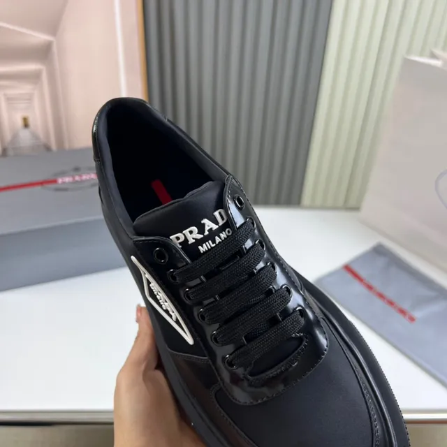 Prada Cloudbust Black Platform Lifestyle Sneakers 3